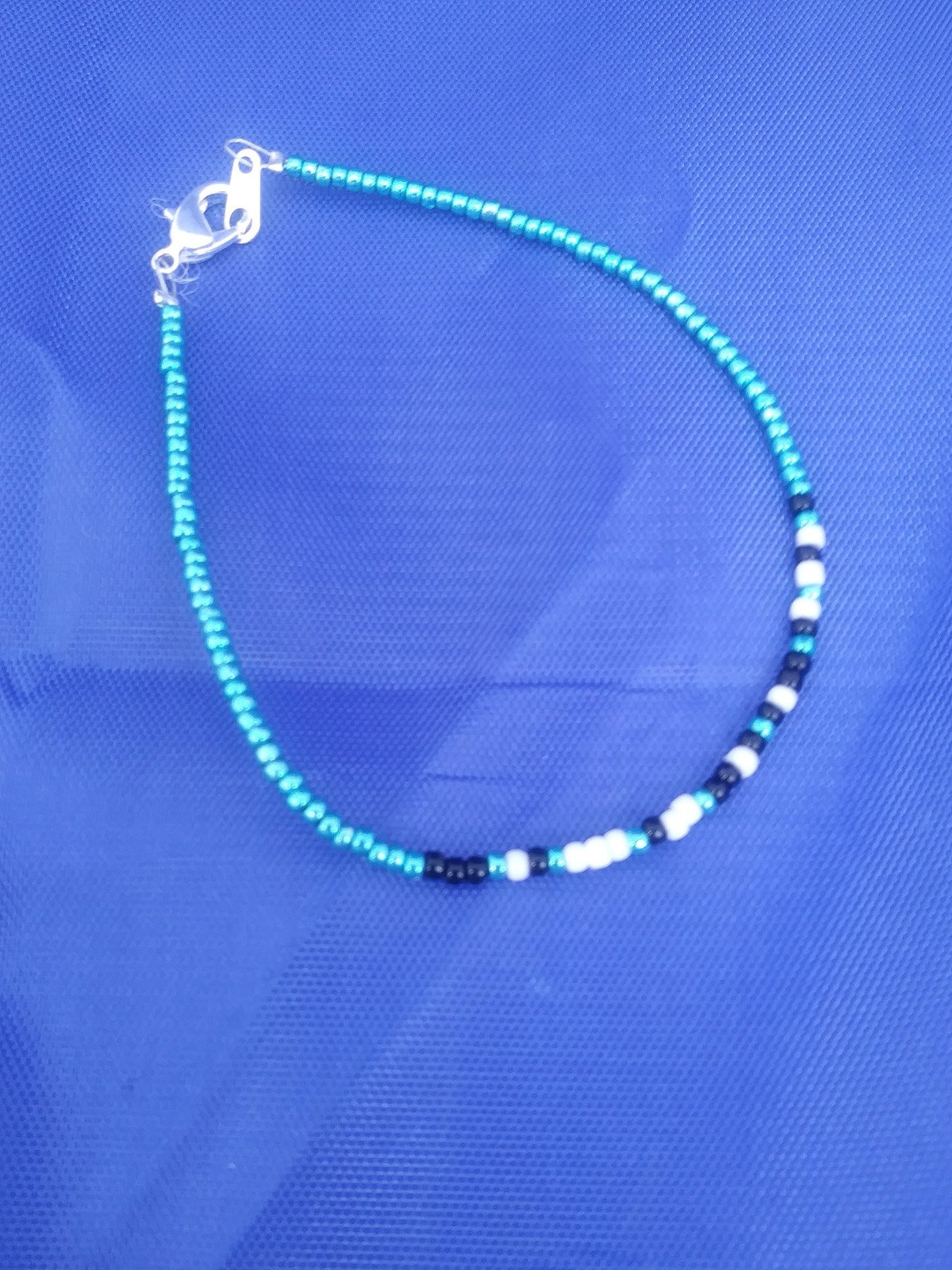 Snowflake Morse Code Bracelet