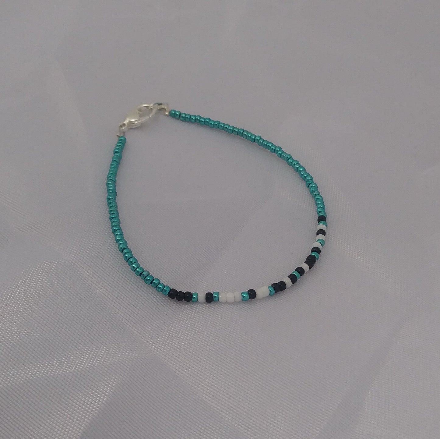 Snowflake Morse Code Bracelet