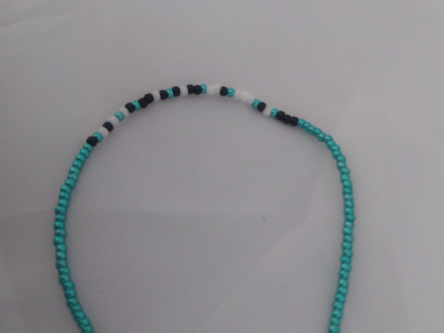 Snowflake Morse Code Bracelet