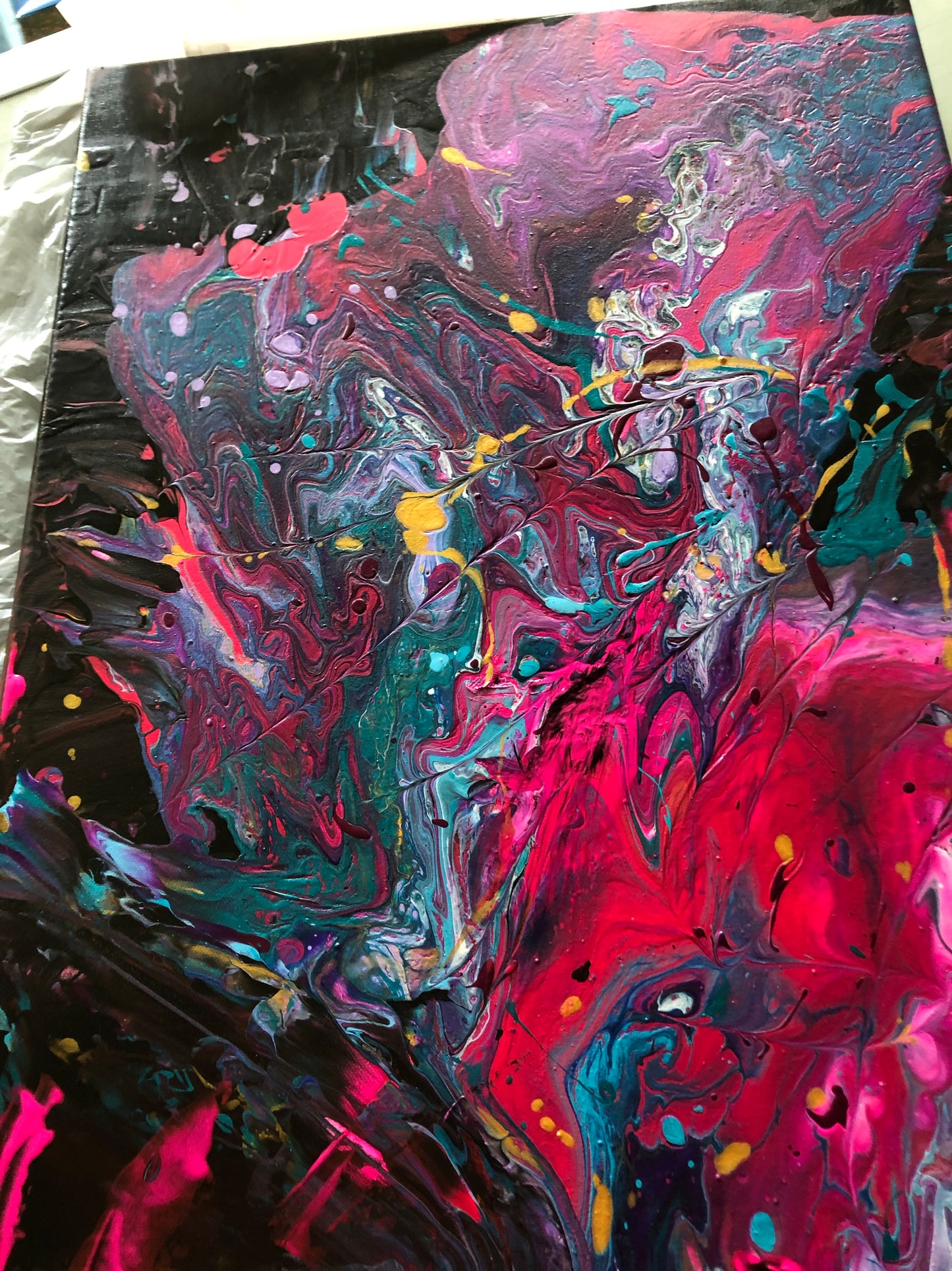 Commission: Paint Pouring on Bracelets