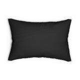 Pleasant Stroll Among the Graves at Maple Hill Cemetery Spun Polyester Lumbar Pillow