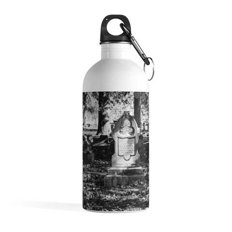 Pleasant Stroll Among the Graves at Maple Hill Cemetery Stainless Steel Water Bottle