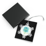 For Daisy Pewter Snowflake Ornament