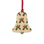 Holly Berry Wooden Ornaments.