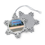 Welcome to Huntsville Pewter Snowflake Ornament