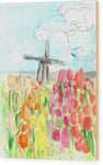 Holland In Spring - Wood Print