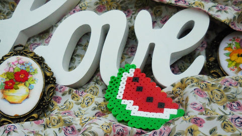 Summer-Themed Perler Bead Barrette