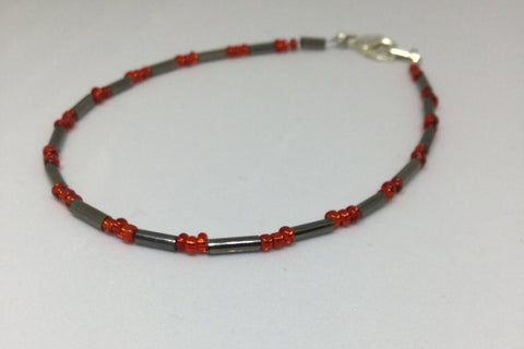 Dot-Dash Beaded Bracelet