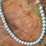 Cinderella Blue Pearl Necklace
