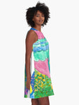 Way Up in the Clouds A-Line Swing Dress