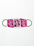Pink Roses on a Grave Mask for kids