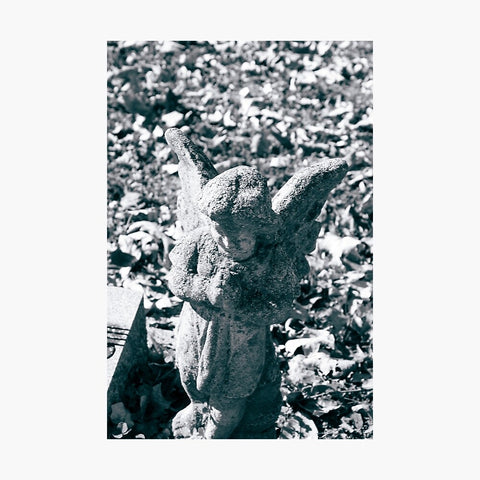 An Angel’s Prayer at Maple Hill Cemetery Photographic Print