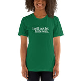 I will not let hate win Short-Sleeve Unisex T-Shirt