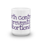 Birth Control Prevents Abortions Mug