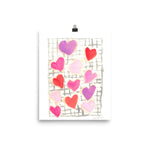 Valentine's Cookies photo paper poster