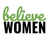 Believe Women bubble-free stickers