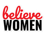 Believe Women bubble-free stickers