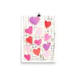 Valentine's Cookies photo paper poster