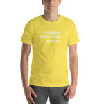 Vaccines Don't Cause Autism Short-Sleeve Unisex T-Shirt