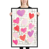 Valentine's Cookies Framed poster