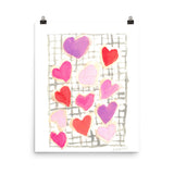 Valentine's Cookies photo paper poster