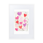 Valentine's Cookies Matte Paper Framed Poster With Mat