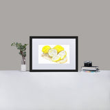 Tart Cutting Board Matte Paper Framed Poster With Mat
