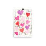 Valentine's Cookies photo paper poster