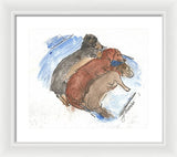 Napping Weenies - Framed Print