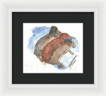 Napping Weenies - Framed Print