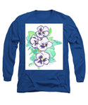 Purple Pansy Power - Long Sleeve T-Shirt