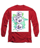 Purple Pansy Power - Long Sleeve T-Shirt
