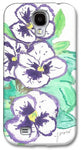 Purple Pansy Power - Phone Case