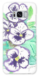 Purple Pansy Power - Phone Case