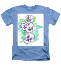 Purple Pansy Power - Heathers T-Shirt