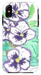 Purple Pansy Power - Phone Case