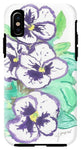 Purple Pansy Power - Phone Case