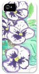 Purple Pansy Power - Phone Case