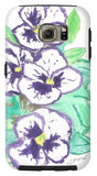 Purple Pansy Power - Phone Case