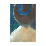 Brown Haired Woman Standard Postcard