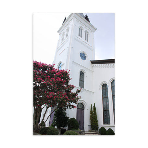 Steeple of First United Methodist Church in Huntsville Standard Postcard