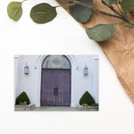 First United Methodist Church Doors and Stained Glass Standard Postcard