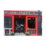 The Poppy (and Parliament) Pub in Downtown Standard Postcard
