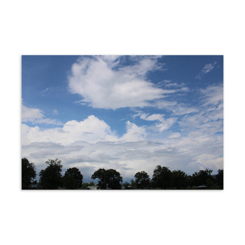 Clouds Over Brahan Spring Standard Postcard
