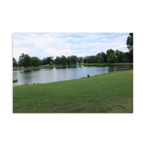 Pond at Brahan Spring Park Standard Postcard