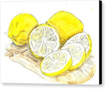 Tart Cutting Board - Canvas Print