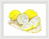 Tart Cutting Board - Framed Print