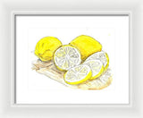 Tart Cutting Board - Framed Print