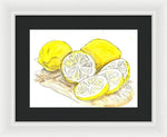 Tart Cutting Board - Framed Print