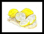 Tart Cutting Board - Framed Print